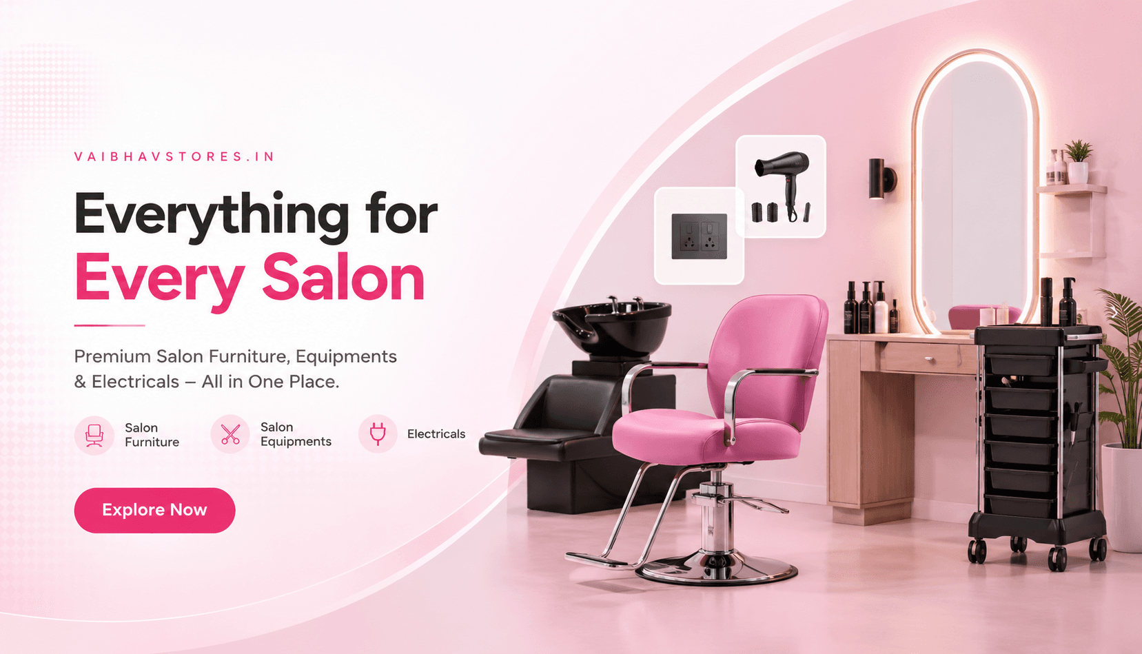 Vaibhav Stores Professional Salon Banner 1