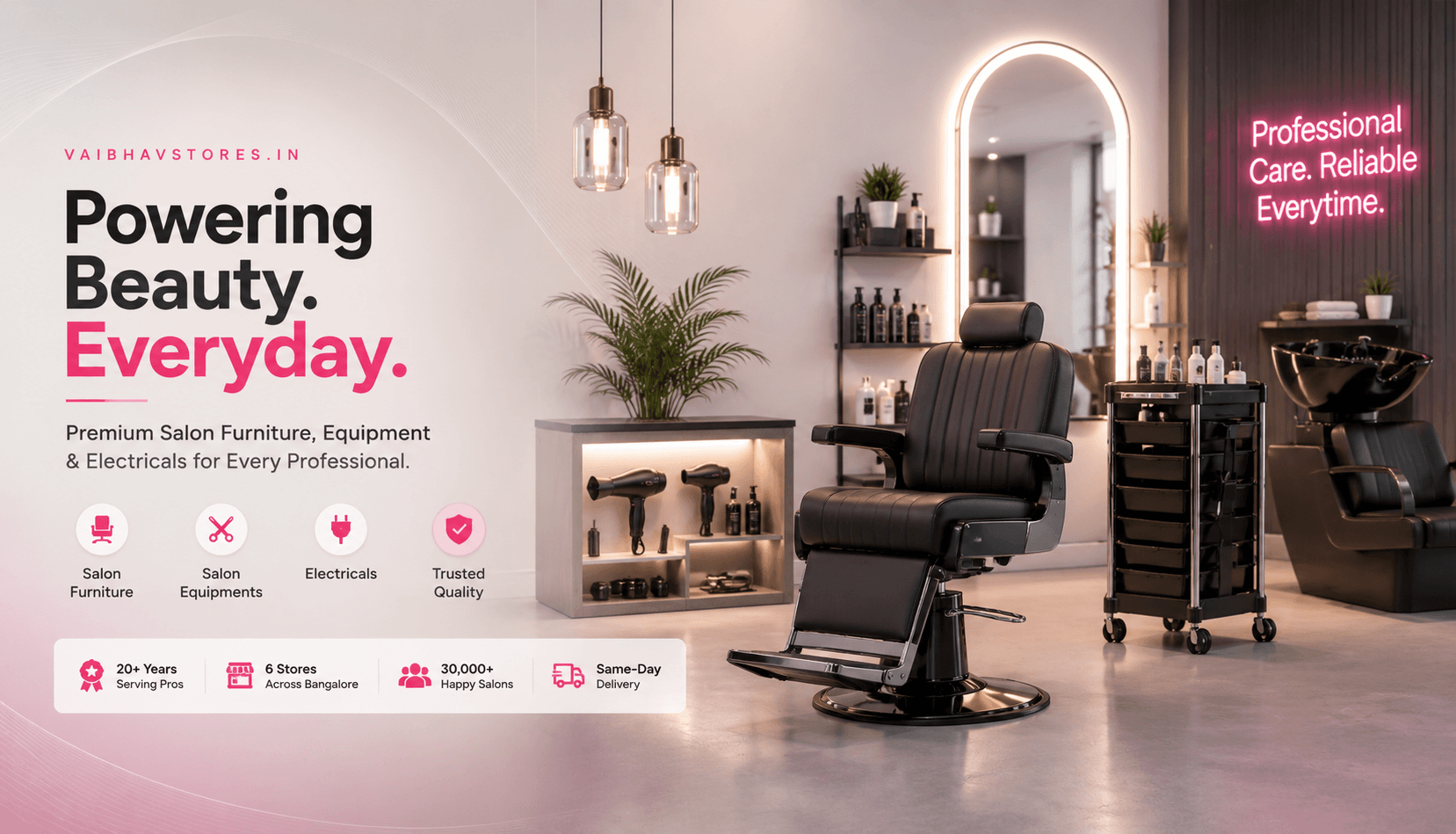 Vaibhav Stores Professional Salon Banner 2